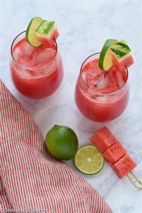 These Fresh Watermelon Margaritas Are On Of My Favorite Ways To