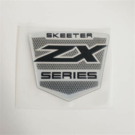 New Authentic Skeeter Emblem Zx Series Black Chrome Ebay