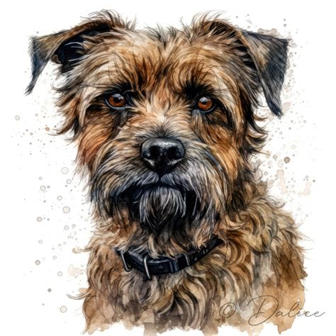 Scruffy Dog Clip Art 12 High Quality Images Digital Planner Watercolor