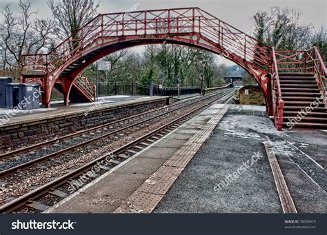 Old English Railway Station Platform Bridge Stock Photo Edit Now 78094975