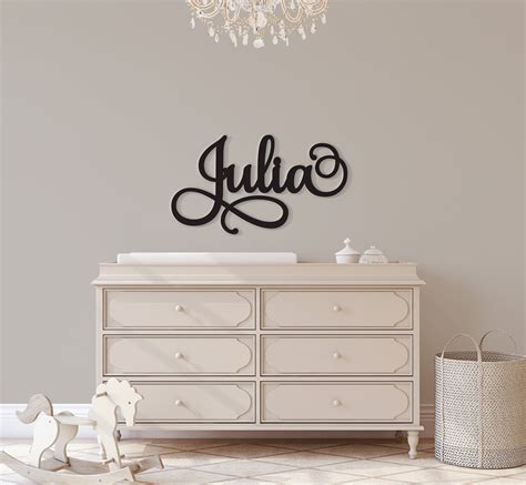Custom Name Sign First Name Personalized Name Sign Script Etsy