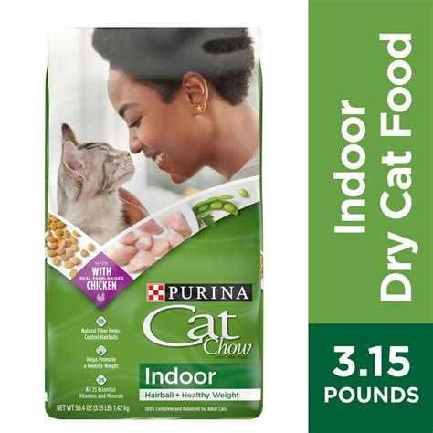 Purina Cat Chow Indoor Dry Cat Food Hairball Healthy Weight 315 Lb Bag