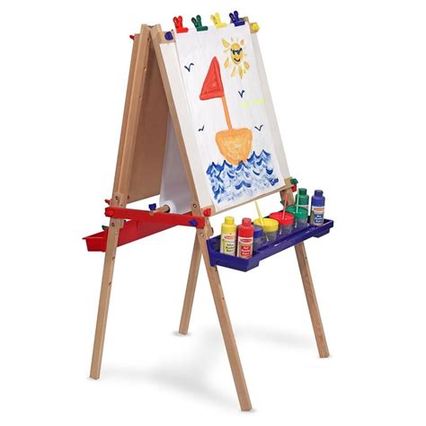 Melissa And Doug Deluxe Wooden Standing Art Easel Willowbrook Shopping