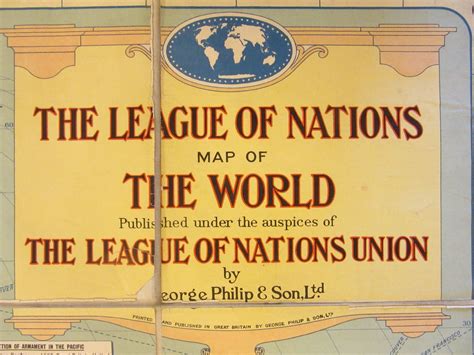 The League Of Nations Bodleian Map Room Blog
