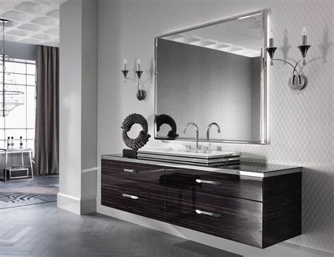 Milldue Mitage Hilton 03 Ebony Wood Luxury Italian Bathroom Vanities