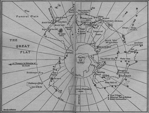 Northern Hemisphere Of The Planet Arrakis From Frank Herberts Dune