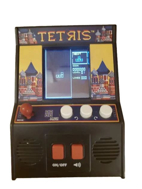 Basic Fun Arcade Classics Tetris Retro Mini Arcade Game Handheld
