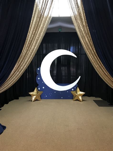 Elevate your school's prom decorations to an elegant new level with affordable, theme decorations. Under the stars theme / prom | Prom decor, Prom theme, Under the stars