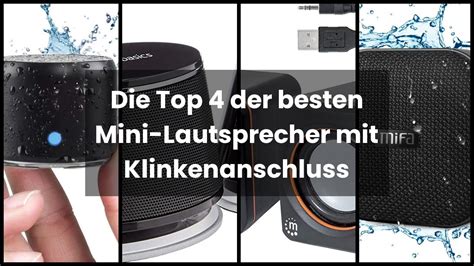 【mini Lautsprecher Klinke】die Top 4 Der Besten Mini Lautsprecher Mit Klinkenanschluss 🔥 Youtube