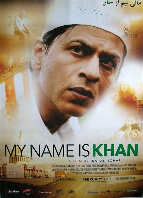 My Name Is Khan 2010 Shahrukh Khan Hindi Movie Posters Pinterest