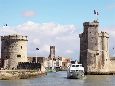 During your camping trip, explore La Rochelle, overlooking the ocean