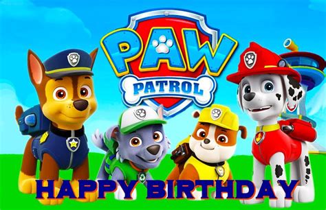 Free Paw Patrols Paw Patrol Birthday Clipart Free Paw