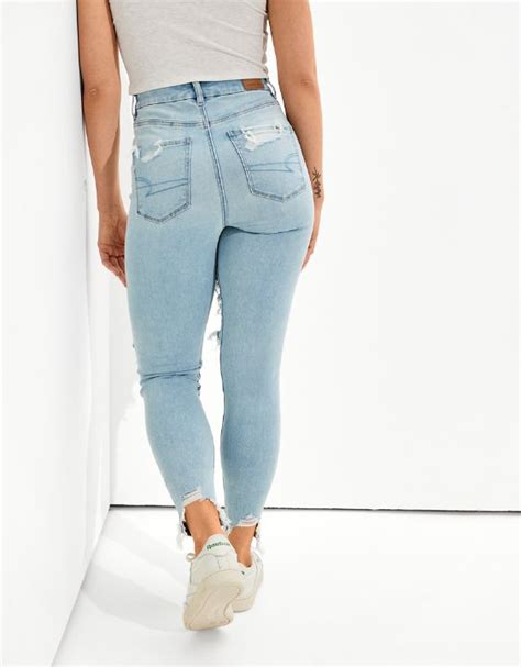 Ae Next Level Ripped Curvy High Waisted Jegging