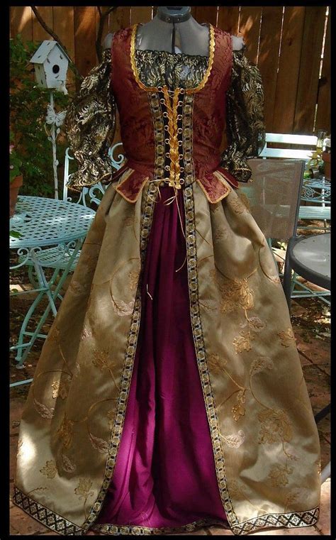 Ladies Renaissance Costume Ren Faire Gown Renaissance Gown Medieval