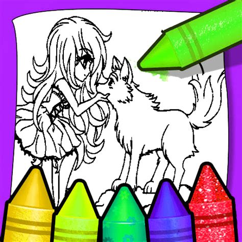 Anime Fox Girl Cute Coloring Pages Gralandiapl