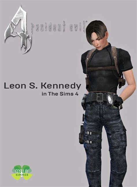 P Requested The Sims 4 Resident Evil 4 Leon S Kennedy Cosplay