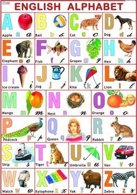 A, b, c, d, e, f, g, h, i, j, k, l, m, n, o, p, q, r, s, t, u, v, w, x, y, z. Nursery Charts - Alphabet Chart Manufacturer from New Delhi