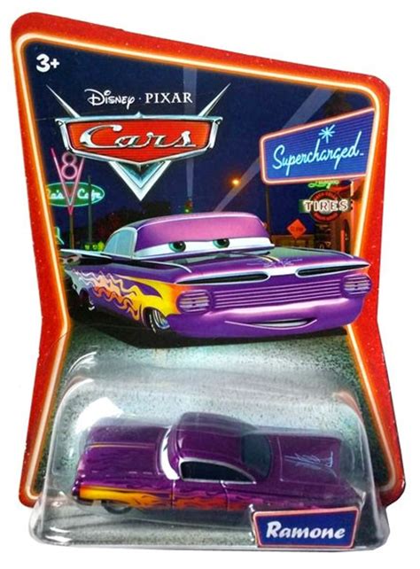 Disney Pixar Cars Supercharged Ramone 155 Diecast Car Purple Mattel