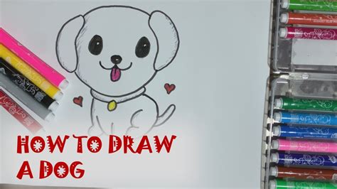 Kako Nacrtati Psa How To Draw A Dog Youtube