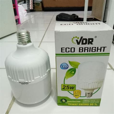 Jual Bohlam Led Watt Vdr Eco Bright Kapsul Putih Shopee Indonesia