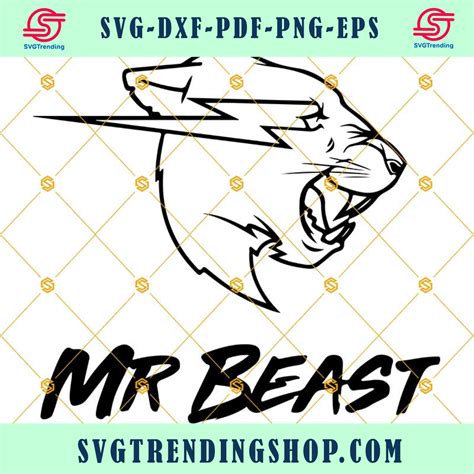 Mr Beast Outline Svg Mr Beast Svg Png  Mr Beast Svg Outline