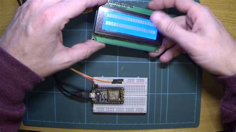 How To Connect An I2c Lcd Display To An Esp8266 Youtube