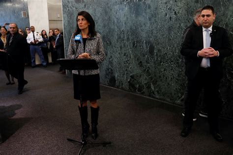 Nikki Haley Puts Un On Notice Us Is ‘taking Names The New York
