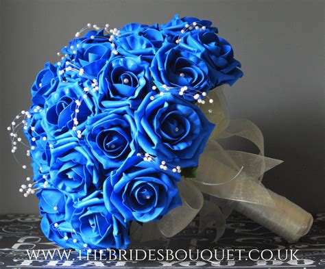 Artificial Rose Wedding Bouquets Brides Flowers Range Colours
