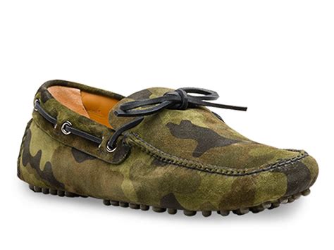 Luxury handmade italian shoes of the highest quality, produced by one of italy's most well respected brands, moreschi. Car Shoe men's driving moccasins in camouflage leather ...