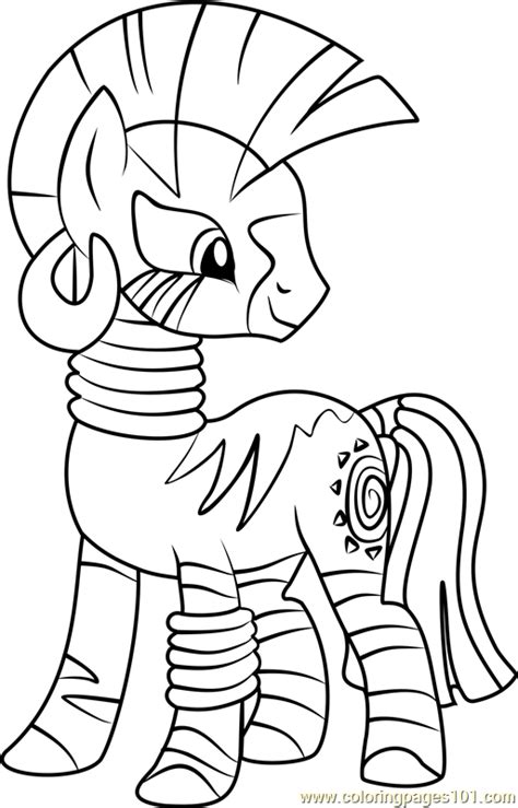 Zecora Coloring Page - Free My Little Pony - Friendship Is Magic