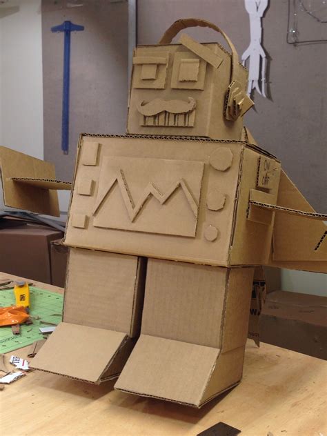 Cardboard Robot Cardboard Art Cardboard Robot Maker Fun Factory Vbs