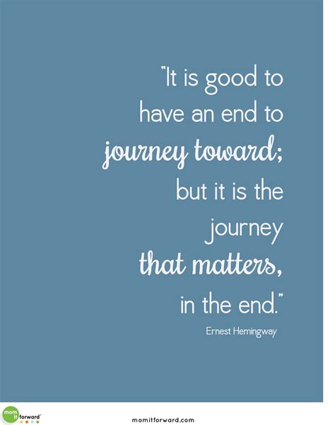 It Is The Journey That Matters Quote Printable Mom It Forward