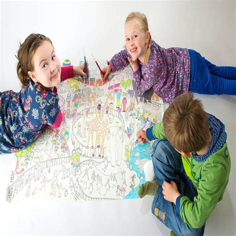 Zoo Colouring In Poster By Really Giant Posters Giant Poster Artists