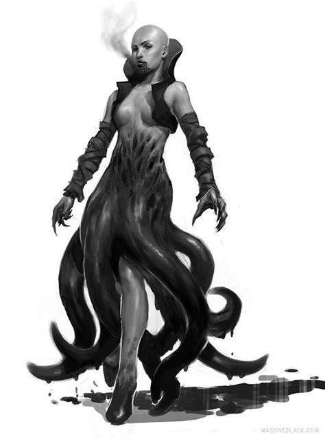 Ursula Done Disturbingly Right Dark Fantasy Art Female Monster