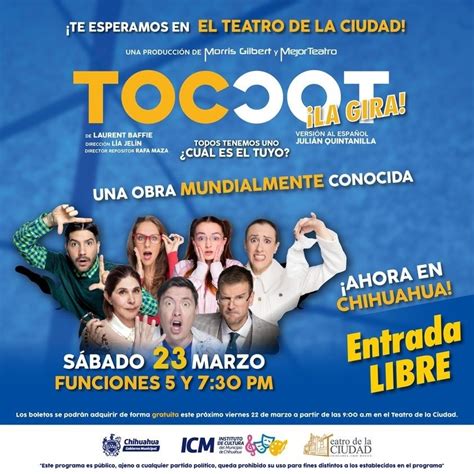 ¡no Te Lo Puedes Perder Corre Por Tus Boletos Gratuitos Para Ver Toc