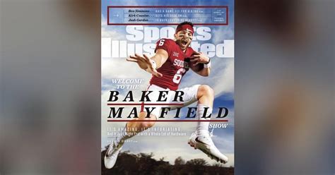 Sooners QB Baker Mayfield On Sports Illustrated Cover