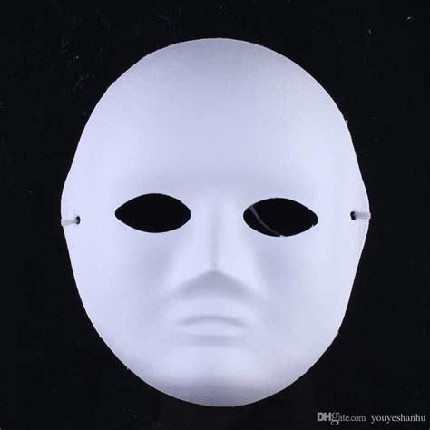 Diy Woman Andman White Face Masks Hand Painted Suit For Halloween