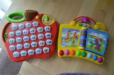 Vtech Alphabet Apple And Barney Sing N Play Musical Songbook For Sale
