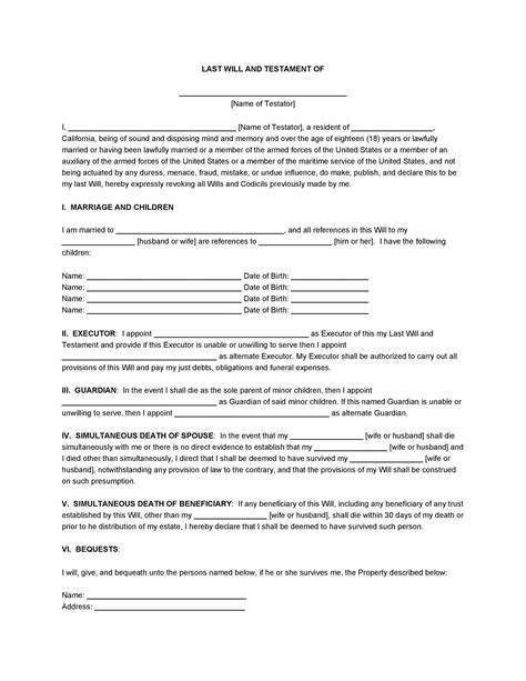 Free last will and testament templates a will pdf a last will and testament also referred to as a last will or simply a will is a document created by an individual also known as the grantor or testator which is used to layout how a person's real and personal property shall be distributed after their blank. Employee Write Up Form Download Pdf Free In Spanish ...