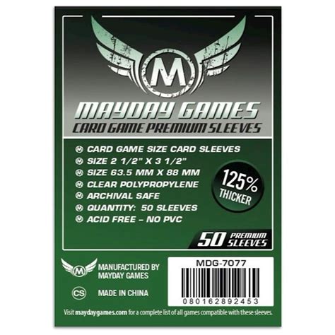 Connect with custom, printed cards that make awesome keepsakes. Mayday - Premium Custom Card Sleeves - 63.5 X 88 MM