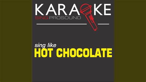 so you win again in the style of hot chocolate karaoke with background vocal youtube