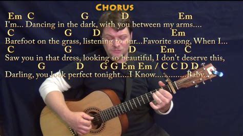 C g when i saw you in that dress. Perfect (Ed Sheeran) Fingerstyle Guitar Cover Lesson with ...