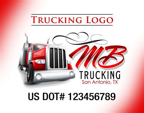 Trucking Business Logo Truck Logo Trucking Design Logo Semi Truck