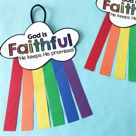 This Noahs Ark Rainbow Craft Is A Fun Addition To Your Sunday School