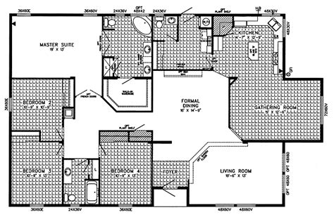 Also includes links to fifty 1 bedroom, 2 bedroom and 3 bedroom 3d the home plans included in this article give us plenty of wonderful ideas as to how to best arrange and even decorate this type of home. triple wide mobile homes floor plans, 4 bedroom | easy for ...