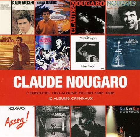 Claude Nougaro L Essentiel Des Albums Studio 1962 1985 12 CDs Jpc