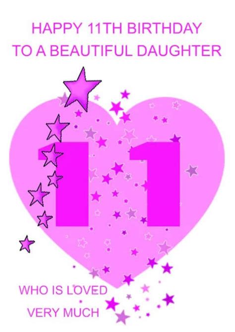 40 Happy 11th Birthday Daughter Wishes