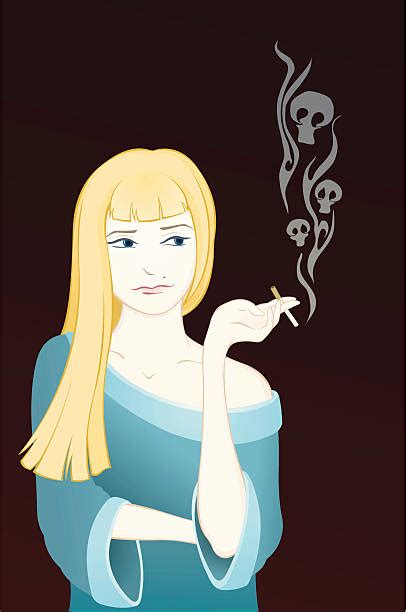 Smoking Blonde Illustrations Royalty Free Vector Graphics And Clip Art