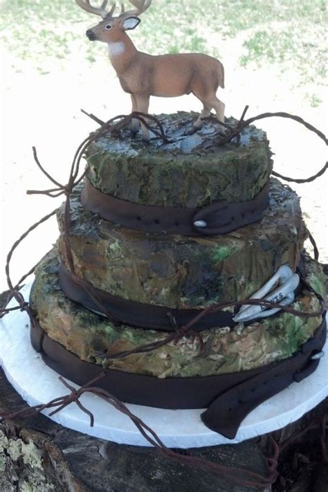 Deer Hunting Deer Hunter Grooms Cake Camo Wedding Wedding Food