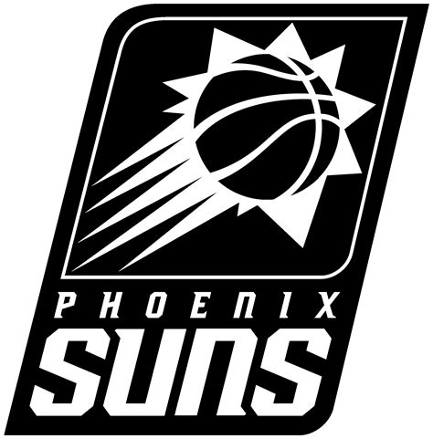 Phoenix Suns Png Clipart - Black Phoenix Suns Logo , Transparent png image